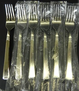 JA Henckels 18/10 Stainless Steel Metrona Flatware 6 Salad Forks 7 1/8"  T17 - Picture 1 of 4