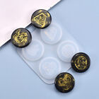 2 Pcs Chakra Crystal Molds Pendant Molds Casting Decoration Mold Keychain Molds