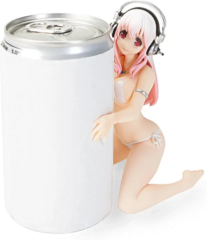 Super Sonico Soniko's Nakayoshi Statute Figure White Swimsuit (Prize) Cover