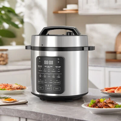 JHK Multi functional Pot 6qt 9-in-1 Pressure Cooker Bundle