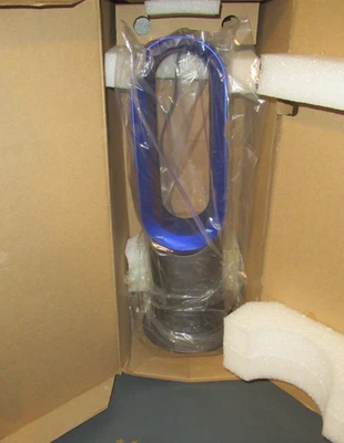 Dyson AM04 Hot & Cool Heater Table Fan Grey Blue - Image 1 of 2