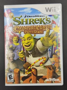Shrek's Carnival Craze Party Games Nintendo Wii, w/ manual, Tested and Working - Picture 1 of 5