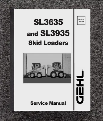 SL3635 SL3935 Skid Loaders Tractor Service Repair Manual Fits Gehl 908269 - Image 1 of 4