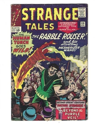 Strange Tales #119 1964 VG++ Human Torch Spider-Man  Dr. Strange Combine Ship - Image 1 of 2