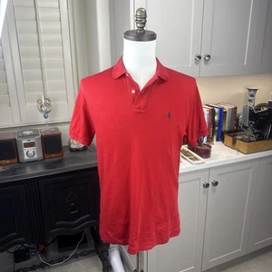 Polo Ralph Lauren Classic Fit Cotton Polo Shirt - Flesh Pony Logo | Men's M - Picture 1 of 9