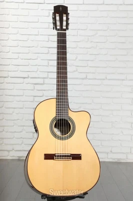 Guitarra Eléctrica Acústica Clásica Alvarez AC70HCE Apoyabrazos Serie Artista - Foto 1 de 4