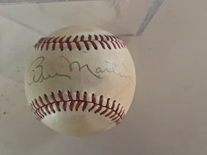 BILLY MARTIN Signed OAL Baseball & YAZ'S 3,000 HIT TICKET STUB with JSA COA - Picture 1 of 7
