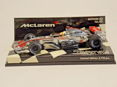 Minichamps F1. McLaren Mercedes MP4-21. Hamilton 1st Roll Out Silverstone 2006 - Image 1 of 4