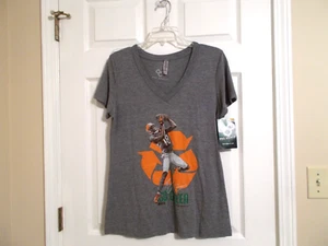 PRO-MERCH WOMEN'S NFL * GO GREEN * ( A J GREEN ) X-LARGE GRAY T-SHIRT NWT - Picture 1 of 4