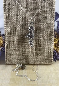 meteorite necklace-Campo De Cielo & NWA- 925 Sterling Silver - Picture 1 of 8