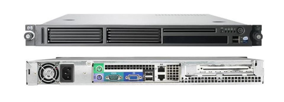 19" HP DL140 G3 Server 1 HE 2 x 4-Core XEON 2,66 GHz / 64 GB/ 2xSATA RAID  - Bild 1 von 1