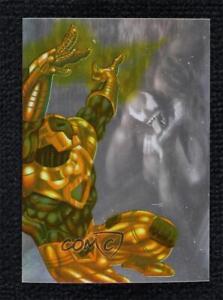 1995 Fleer Ultra Marvel Spider-Man Holoblast Venom vs Iron Man #4