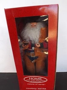 NEW 'Home For The Holidays' COWBOY SANTA - 18" tall Collectible - Picture 1 of 7