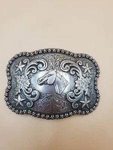 Nocona Youth Horse Head Belt Buckle - Picture 1 of 2