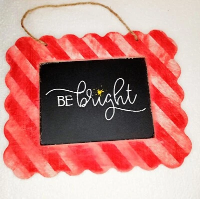 Be Bright Wall Hanger Mini Wood Sign - Image 1 of 4