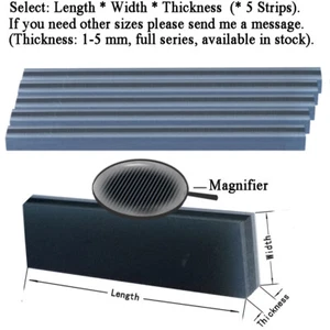 Conductive Rubber Strip LCD connector Conducting Zebra Strip for LCD--5Strips - Picture 1 of 2