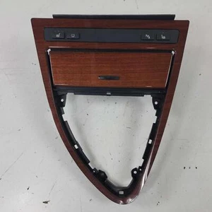 04-10 BMW E60 M5 E63 E64 M6 FABRICANTE DE EQUIPOS ORIGINALES bandeja de cenizas controles de asiento borde de madera - Imagen 1 de 10