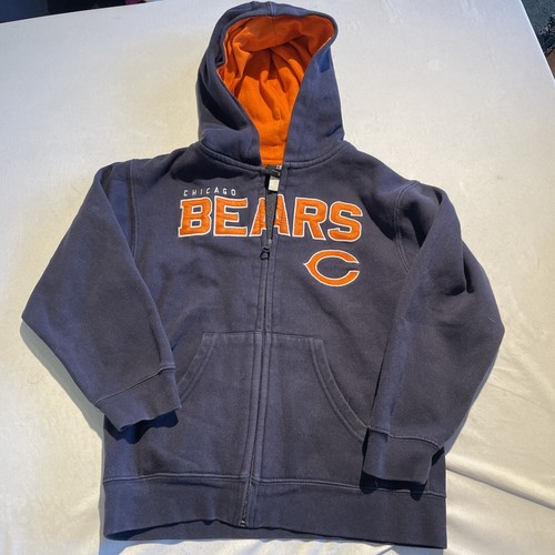 VETEMENTS Felpa con cappuccio con cerniera intera Chicago Bears taglia 7. Felpa con cappuccio calcio NFL