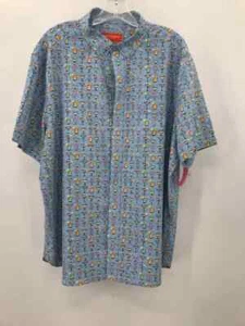 Pre-Owned Johnston & Murphy Blue XL Men's Polo Shirt - Picture 1 of 3