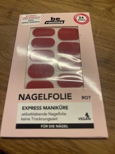 Nagelfolie Be Routine Rot Express Maniküre Rot - Bild 1 von 2
