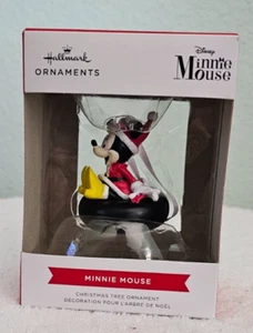 HALLMARK Adorno de Navidad de DISNEY -- MINNIE MOUSE En Tubo -- TOTALMENTE NUEVO - Imagen 1 de 4