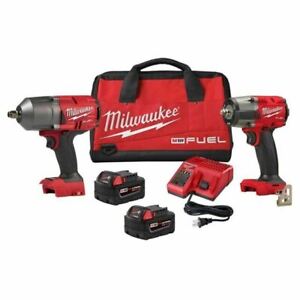 Milwaukee 2988-22R M18 Fuel 3/8" & 1/2"  Impact Wrench Kit (Authorized Dealer!)