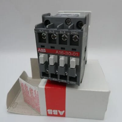 ABB A16-30-01 16AMP POWER CONTACTOR COIL VOLTAGE 440VAC FAST FREEPOST - Image 1 of 4
