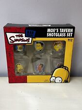 NEW The Simpsons MOE’S TAVERN Shot Glass Set Homer/Moe/Duffman/Barney/Carl/Lenny