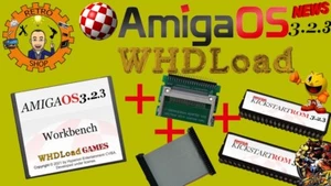 Amiga OS 3.2.3 ( Workbench + Whdload Games + Cable CF IDE Kit + kickstart ) - Afbeelding 1 van 5