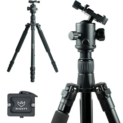 Mighty Hunting Tripod + Picatinny Adapter - 155cm Max, 10KG Capacity + Carry Bag - Image 1 of 4