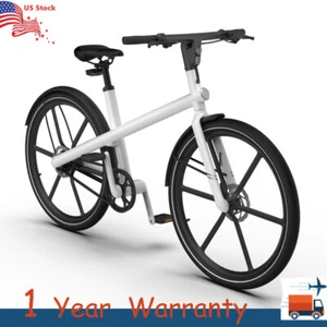 350W Mountain E-bike 19MPH 45 Miles Electric Bike For Men/ Women/ Adults White - Picture 1 of 12