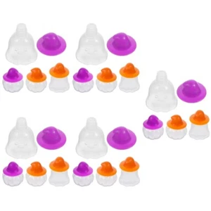 Set of 5 Vorratsbehälter Mini-Gewürzflasche Ketchup-Spenderflasche Reisen Kind - Bild 1 von 12
