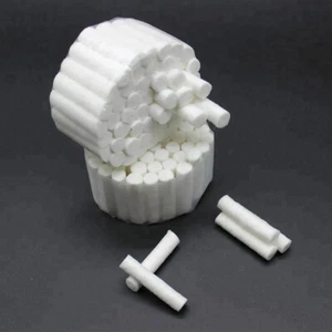 Dental Cotton Rolls Size 1 – 0.8CM X 3.7CM (pack of 1000) - Picture 1 of 6