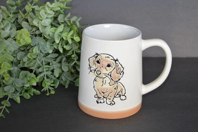 New Spectrum Designz Watercolor Dachshund DOG Ceramic Mug 18oz Foto 1 de 4