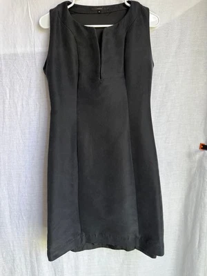 Vestido Vintage Início dos Anos 2000 Gucci Preto Mescla de Seda Feito na Itália Tamanho 42 IT - Imagem 1 de 4