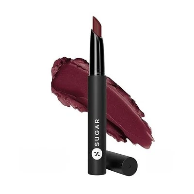 Lápiz labial SUGAR Cosmetics mate ataque para mujer a prueba de transferencias 2 g ENVÍO GRATUITO Foto 1 de 4