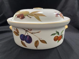 Royal Worcester Evesham ovale Auflaufform mit Deckel - Bild 1 von 7