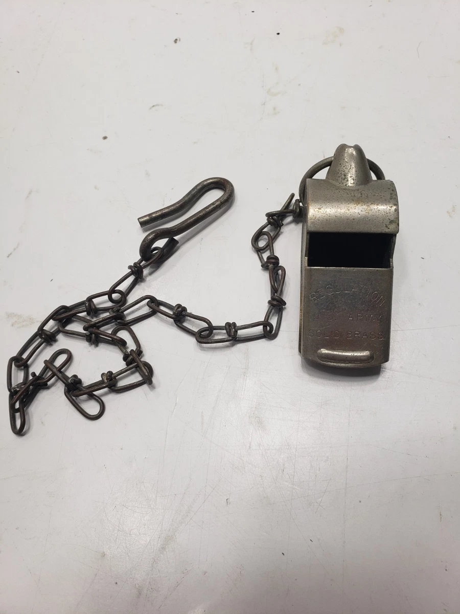 実物ヴィンテージ US ARMY REGULATION ホイッスル USED 実物