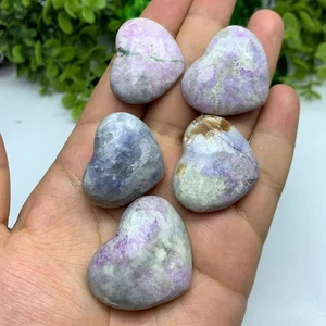 5 Pcs Best Quality UV-Reactive Hackmanite Hearts, Hackmanite Stone Hearts, Hackm - Picture 1 of 10