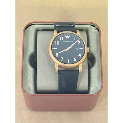  Тонкие мужские часы Emporio Armani Luigi AR11097 с черным циферблатом - Изображение 1 из 4