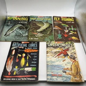 Vintage Garcia Fishing Library Instructional Booklets, 7"x5", 5 Books - Picture 1 of 17