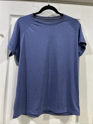 Camiseta Deportiva de Manga Corta para Mujer Sporthill Talla Mediana Azul Foto 1 de 4