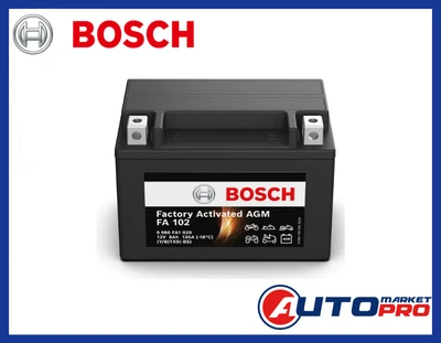 BOSCH FA102 BATTERIA MOTO YTX9-BS FA102 AGM 12V 8AH 150 x 87 x 105 mm - Immagine 1 di 4