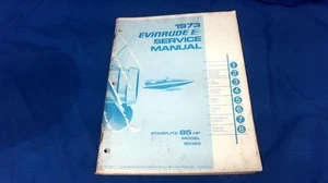 Evinrude Starflite 1973 manual de servicio 85 HP modelo 85393 - usado - Imagen 1 de 3