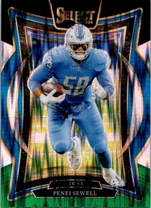 2024 Panini Select #87 Penei Sewell Black & Green Prizm Shock - Picture 1 of 2