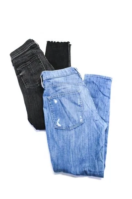 Rag & Bone Vince Womens Distressed Skinny Jeans Dark Gray Blue Size 26 27 Lot 2 - Image 1 of 3
