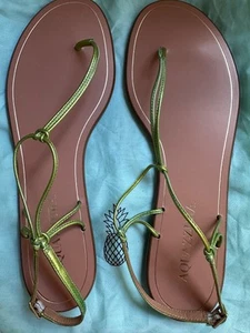 Aquazzura metallic green Thong Sandalen - Bild 1 von 24