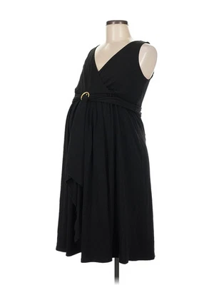 Motherhood Women Black Casual Dress M Maternity - Image 1 of 4