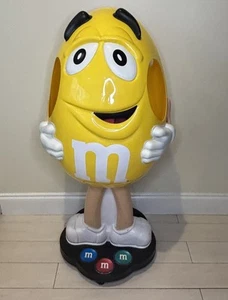 M&m Store Display Character Yellow 41 Inch On Wheels 2006 - Picture 1 of 23