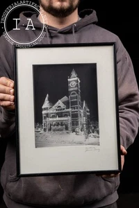 Framed Photograph of Monroe, Wisconsin Courthouse by Joanne Donny, - Picture 1 of 3